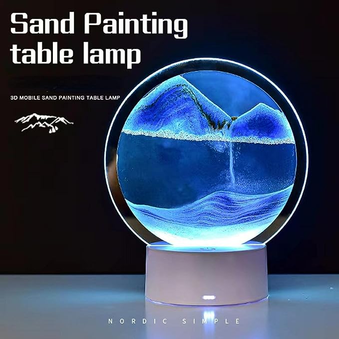 3D Quicksand Painting Night Light